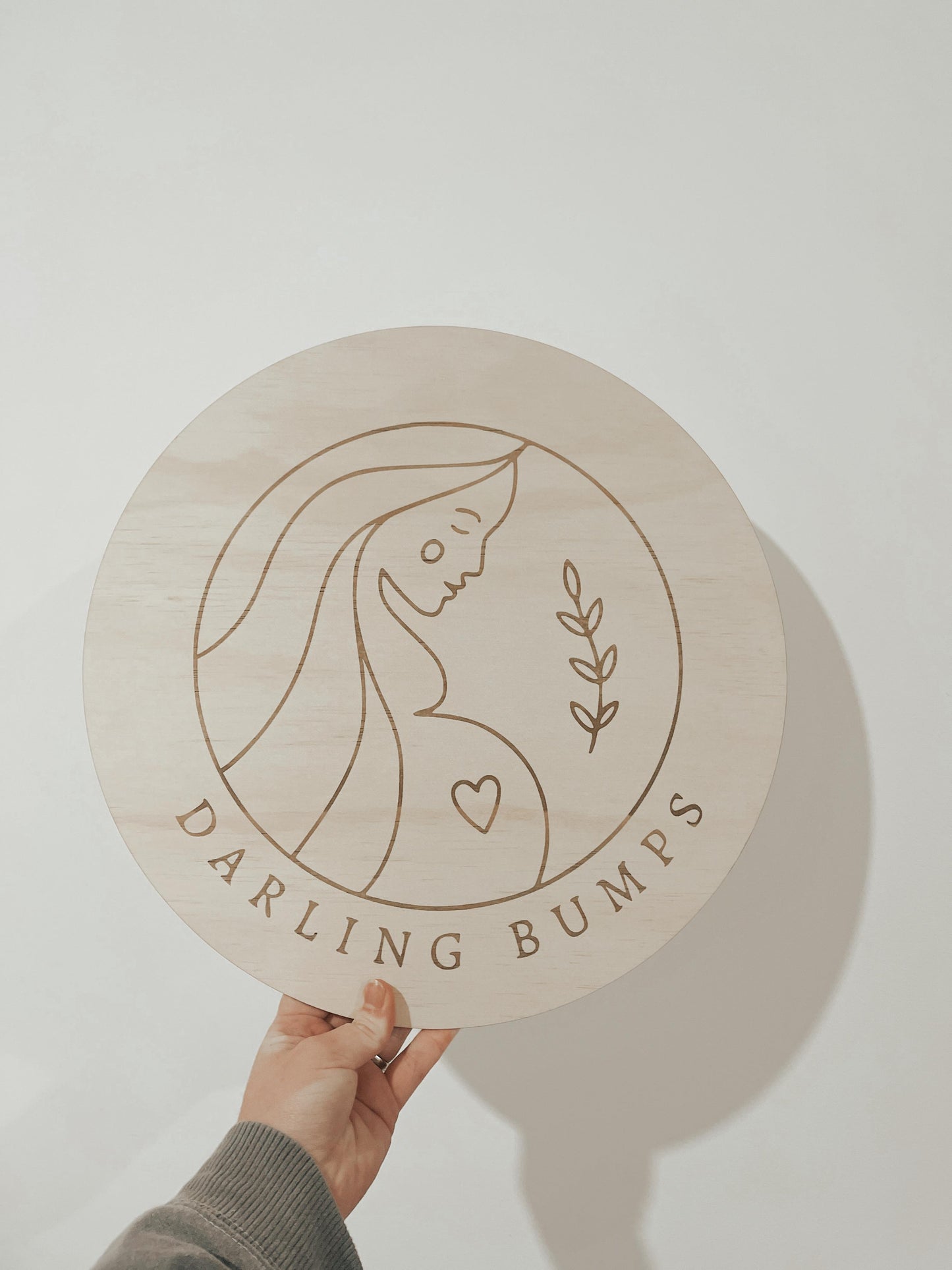 Round Personalised Business Sign