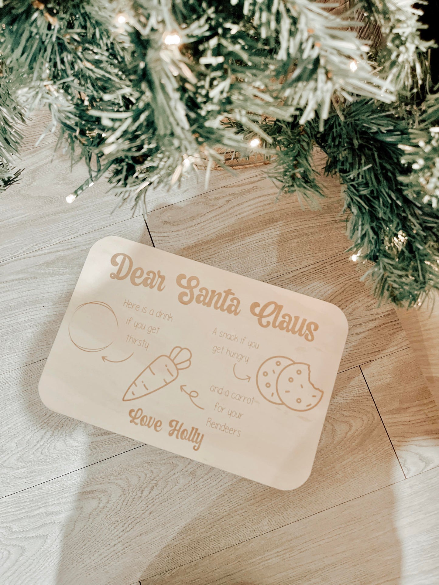 Personalised Santa Board