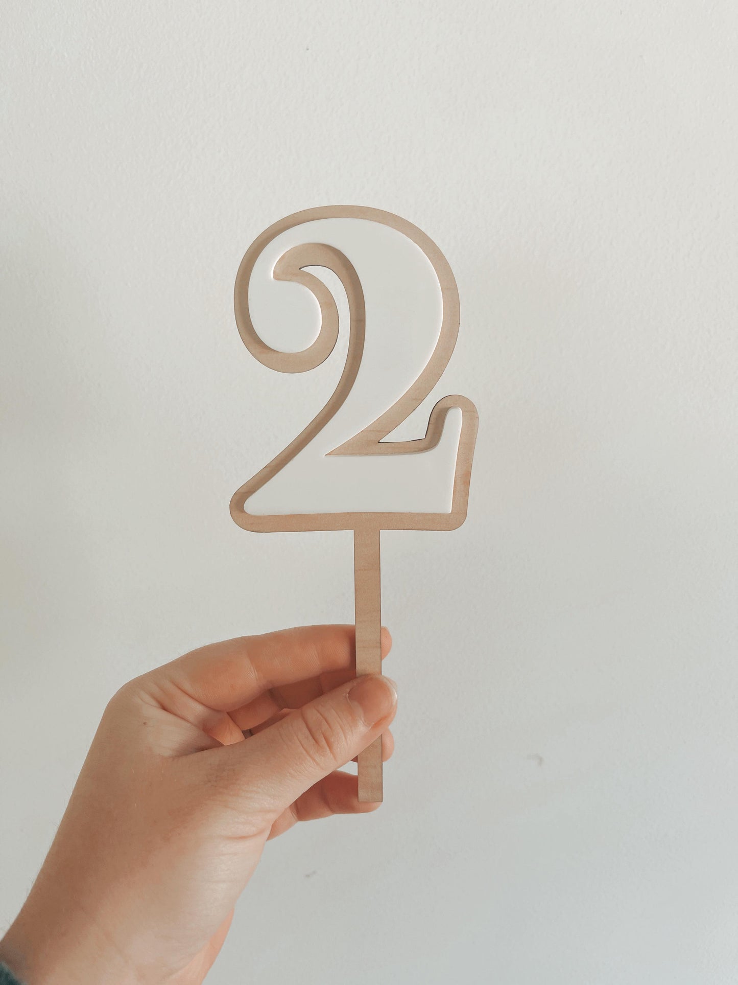 Second Birthday Cake Topper