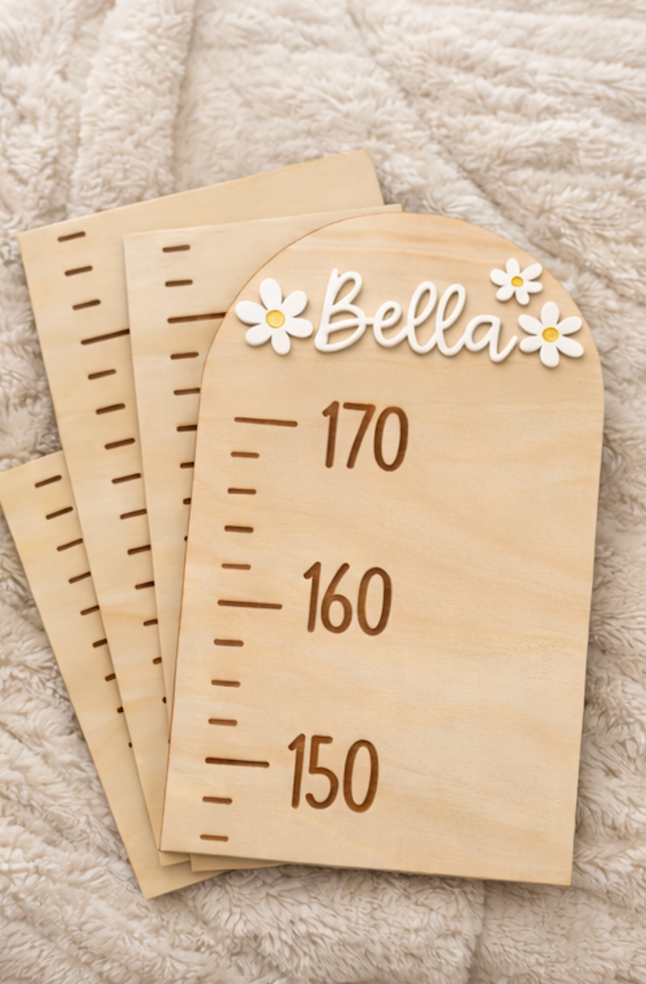 Personalised Wooden Growth Chart | Children’s Height Chart