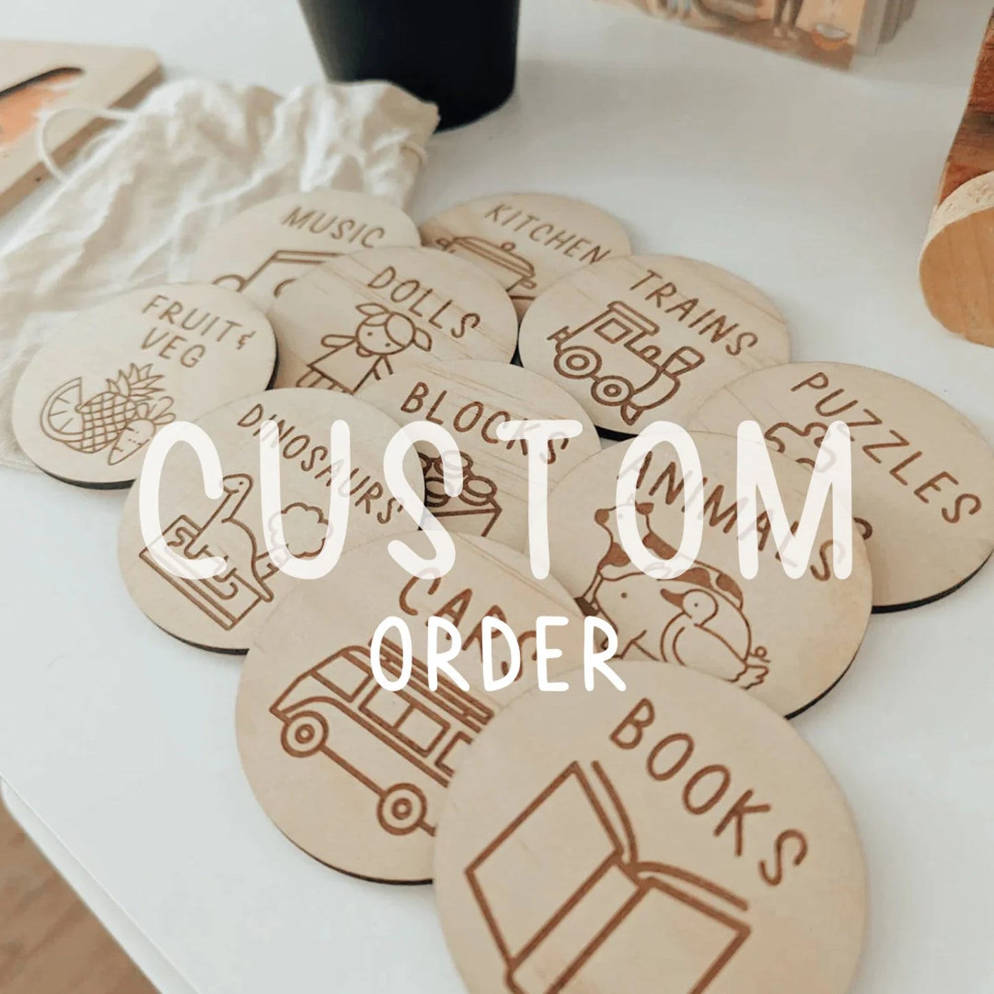 Custom Toy Storage Labels