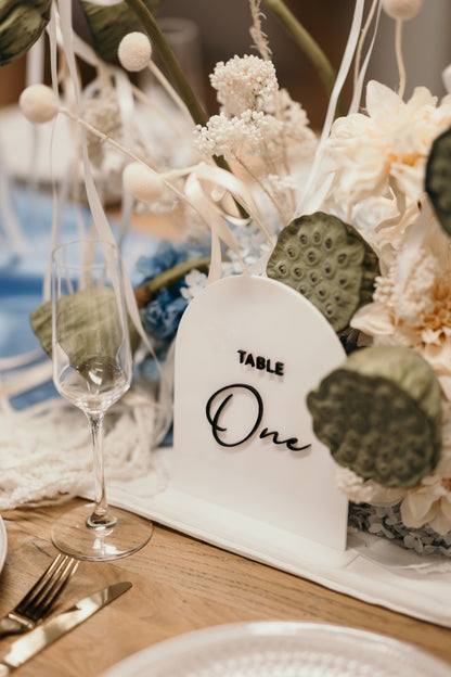Wedding Table Numbers