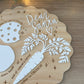 Scalloped Santa Tray Keepsake