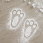 Easter Bunny Footprint Stencils | Reusable Easter Bunny Tracks