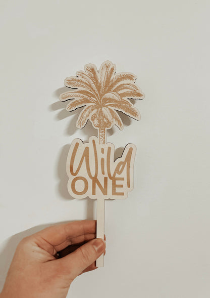 Wild One Cake Topper