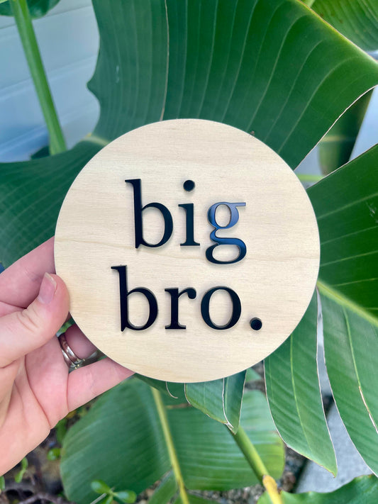 Big Bro Pregnancy Announcement Plaque