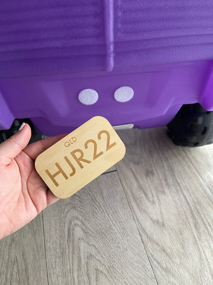 Personalised Kids Number Plate