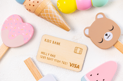 Pretend Play Personalised Credit Card