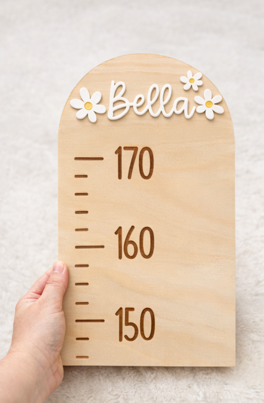 Personalised Wooden Growth Chart | Children’s Height Chart