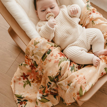 Bohemia Cream Swaddle