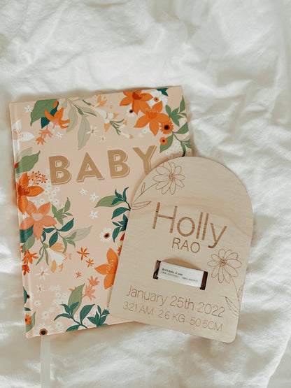 Birth Plaque Keepsake