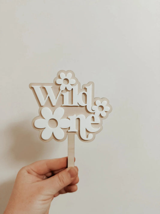Wild One Cake Topper